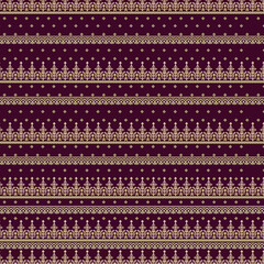 vector seamless pattern with lace