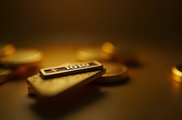 Golden Number Sequence on Textured Surface