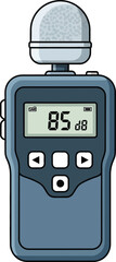 Digital equipment featuring a screen display for number measurement