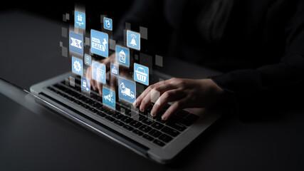 Flash sale icons show ecommerce, flash sale discount, and digital promotion. Flash sale drives customer shopping, flash sale marketing, and conversion growth. Entice