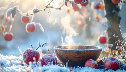 Winter Holiday Season - Wassail Apple Orchard