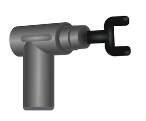 Grey at home massager. vector	