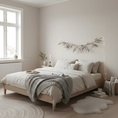 Cozy Neutral Bedroom Interior Design