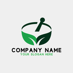 healthy wellness healing logo design vector