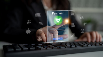 Secure online payments ensure smooth e-commerce with safe transactions, digital payment systems,...