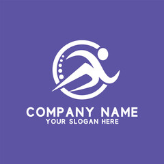 healthy wellness healing logo design vector