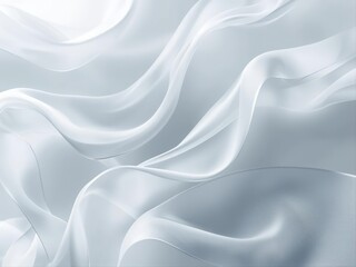 Cloud Dancer 2026. A delicate, soft white silk texture that flows like clouds, evoking elegance and serenity. Ideal for use in modern, minimalist, or luxury design concepts.