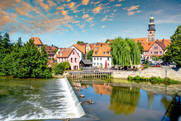Obraz premium Altstadt, Lauf an der Pegnitz, Deutschland 