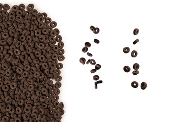 Corn-flakes background and texture.