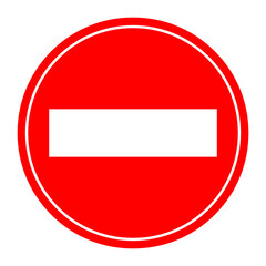 no entry sign
