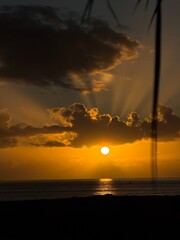 Naklejka premium Amazing Sunset in Madeira