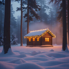 Christmas lights Generative AI