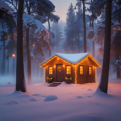 Christmas lights Generative AI