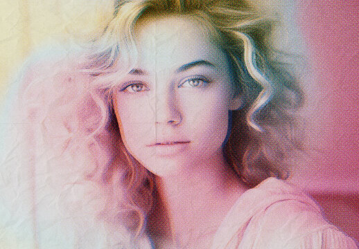 Multicolor Risograph Overlay Photo Effect