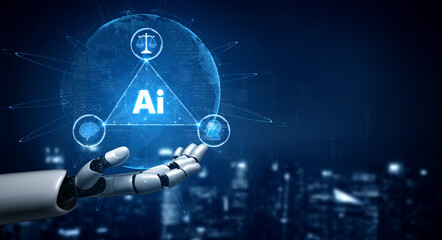 AI brain processes big data with generative AI, LLMs, and machine learning to support business decisions, prompt engineering, and future agentic artificial intelligence systems. spline