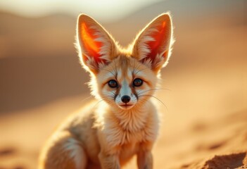 Fennec Fox Alert Large Ears Desert Majesty Unique Characteristics