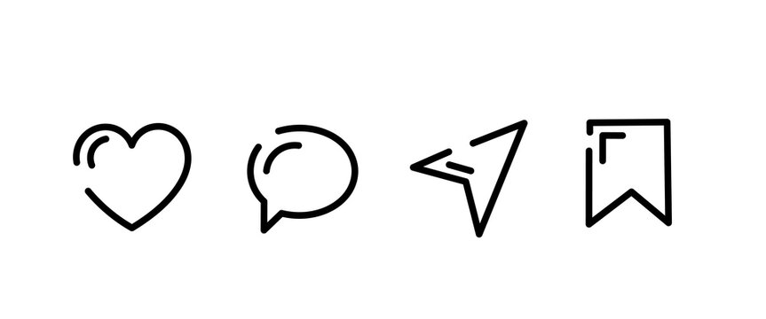 social media icon. Post ig