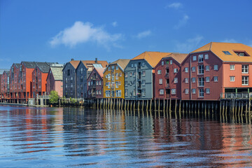 Auf Pf&auml;hlen gebaut - In Trondheim
