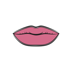 Woman's lips icon vector illustration design