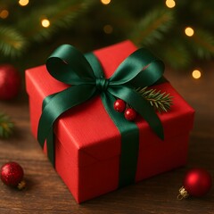 christmas tree and gift box