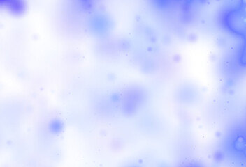 Soft lavender and blue abstract background with blurred shapes and subtle specks, creating a serene and dreamy texture.