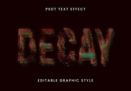 Distressed Grunge Aged Text Effect