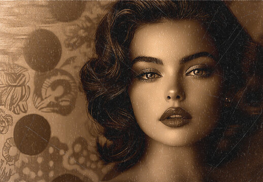 Beige And Brown Vintage Film Grain Photo Effect