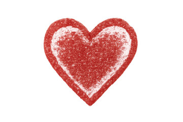 Fototapeta premium Hand drawn red heart love symbol with transparent background