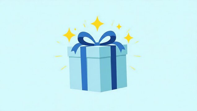 A Special Surprise Present Box Animation Video.
