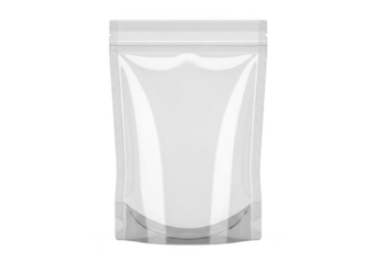 Empty pouch isolated on transparent background
