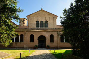 Basilica Sant Apollinare in Classe Exterior Facade near Ravenna, Italy