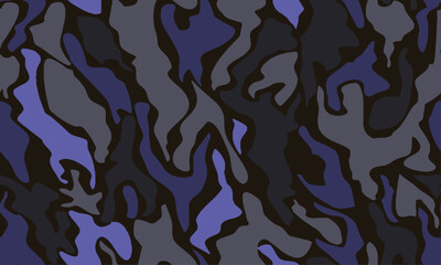 Full seamless purple camouflage print texture pattern vector for decor and textile. Army camo masking design for skin fashion fabric and wallpaper.  © MSK Design