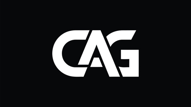 Modern CAG Letter Logo | Minimal Geometric Monogram | Bold Abstract Initials Brand Mark