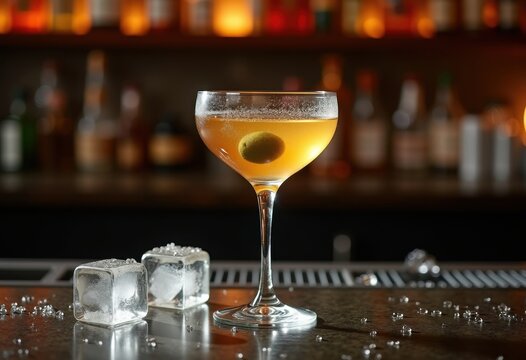 Sophisticated Dirty Martini Essential Olive Party Statement Classic Mixology Icon