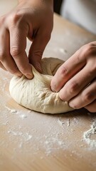 How to make dough for pizza bread or baking kneading process tutorial for beginners and advanced bakers
