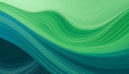 modern green and blue color wave flowing design background