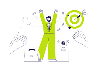 Passion abstract concept vector illustration.