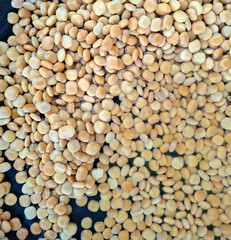 Pickled chocho beans arranged on a surface showcasing their unique texture and color in natural light