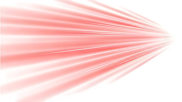 A vibrant red light burst with speed lines, creating an abstract and dynamic visual effect