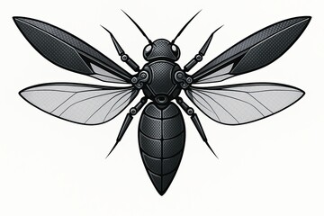Robotic Insect Drone with Mechanical Wings