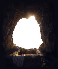 예수님의 부활의 상징 돌무덤 - 부활절