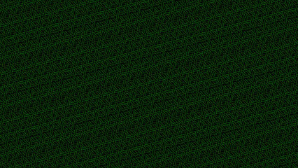 Dark Green Geometric Pattern on Black Background abstract