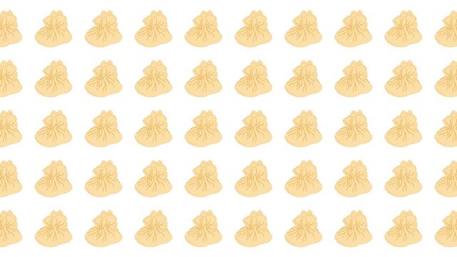 Repeating pattern of golden rabbitshaped candy or cookies. Ideal for easter designs, festive backgrounds, sweetthemed projects, and playful branding.