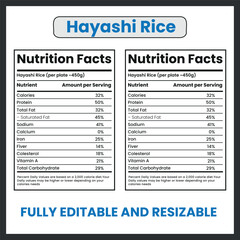 Japanese Hayashi Rice Stew Illustration