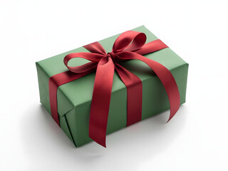 Obraz premium Minimalist Luxury Gift Box on Snow-White Studio Background