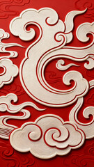 Chinese traditional auspicious cloud pattern background image
