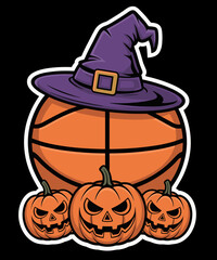Halloween Basketball Costume Funny Pumpkin Candy Ball
