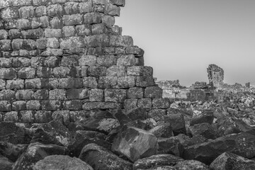 Umm Al-Jimal UNESCO Ruins: Ancient Black Basalt Architecture in Jordan's Desert