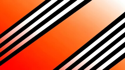 High Contrast Orange Gradient with Bold Diagonal Stripes
