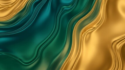 Luxury Gold Teal and Emerald Gradient Background